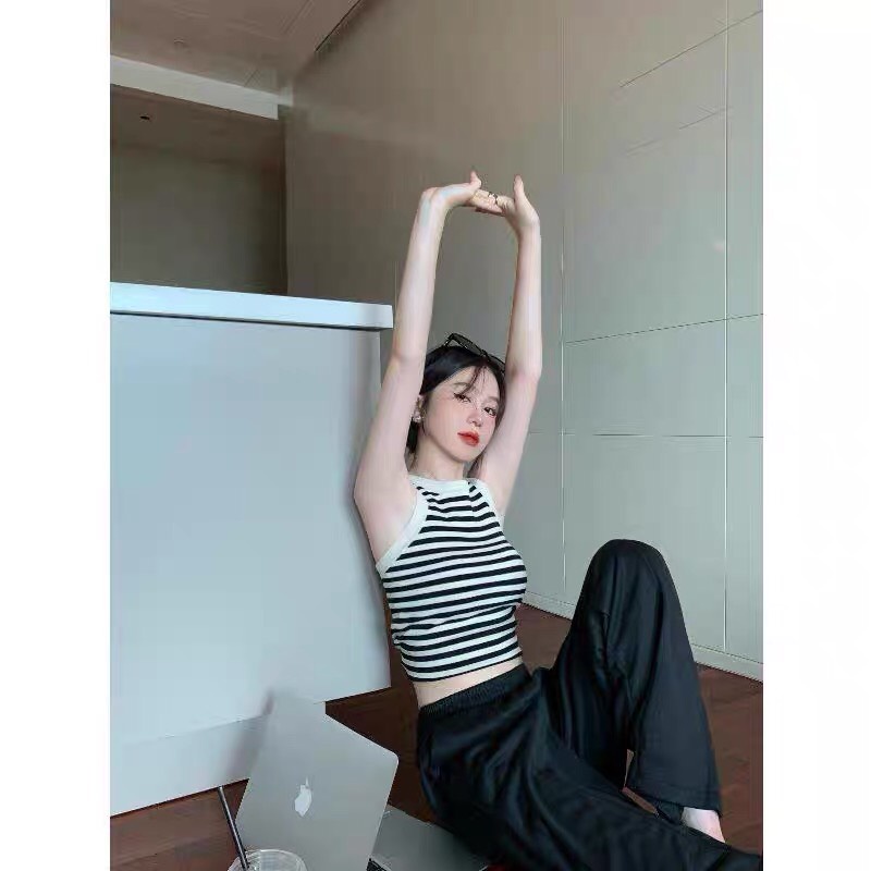 Áo Croptop Nữ Sát Nách - Ba Lỗ Len Tăm Không Tay Ôm Body Đi Biển, Dạo Phố LIZ-A340.1 | BigBuy360 - bigbuy360.vn