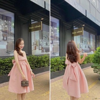 [ CHUBBY BIGSIZE ] ĐẦM DÂY BBD NƠ LƯNG BIGSIZE TỪ 50-100kg