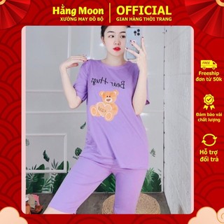 Set bộ mặc nhà, đồ bộ biggsize nữ hằng moon lửng gấu bear hugs