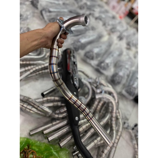 bô tăng giả zin chế ốp ju fi + chụp TFX cổ inox 304 vĩa cá