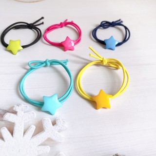 Set 500 Dây cột tóc Ngôi sao mix 5 màu dây Xưởng cột tóc Morish