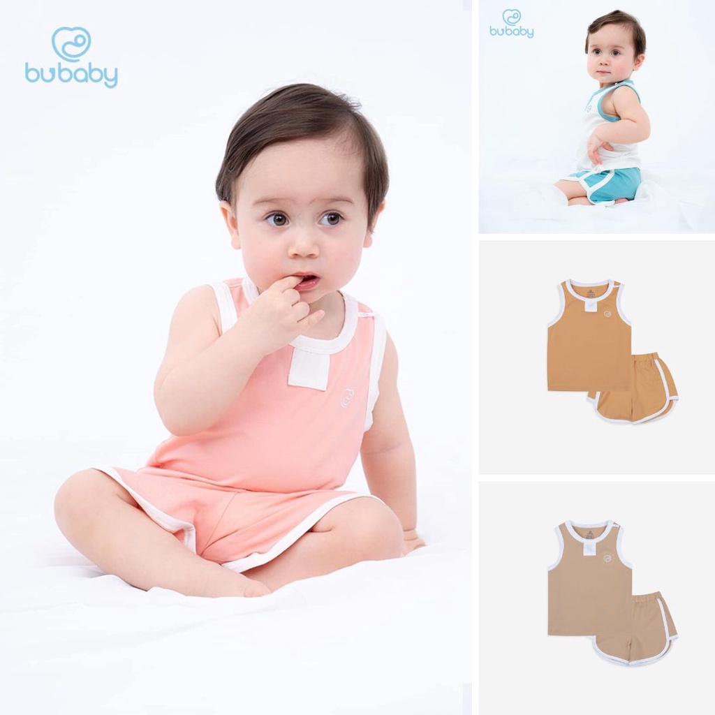 Bộ ba lỗ bé trai, sát nách bé trai BU Baby 6 tháng đến 3 tuổi - Bubaby Bình Dương