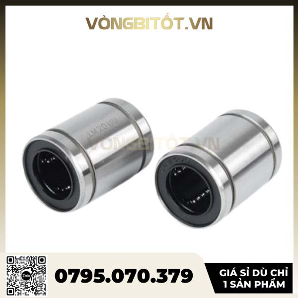 Bạc Đạn Trượt LM16UU, LM20UU, LM25UU, LM30UU, Con Trượt Tròn LM...UU