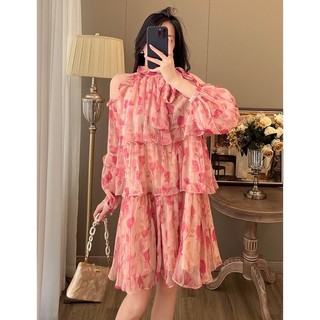 Đầm hoa thiết kế cực xinh hàng order