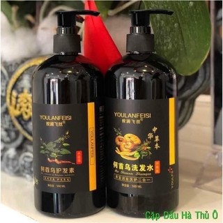 Dầu gội xả cặp hà thủ ô , dầu gội thảo dược hà thủ ô