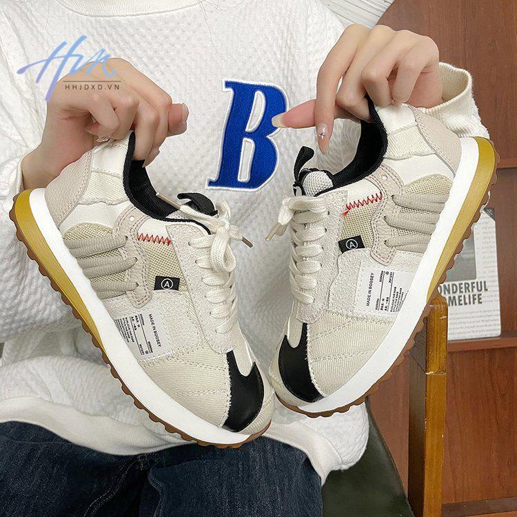 Giày Thể Thao Đế Dày Phong Cách Retro Thời Trang Thu Đông 2022 Mới Cho Nữ
