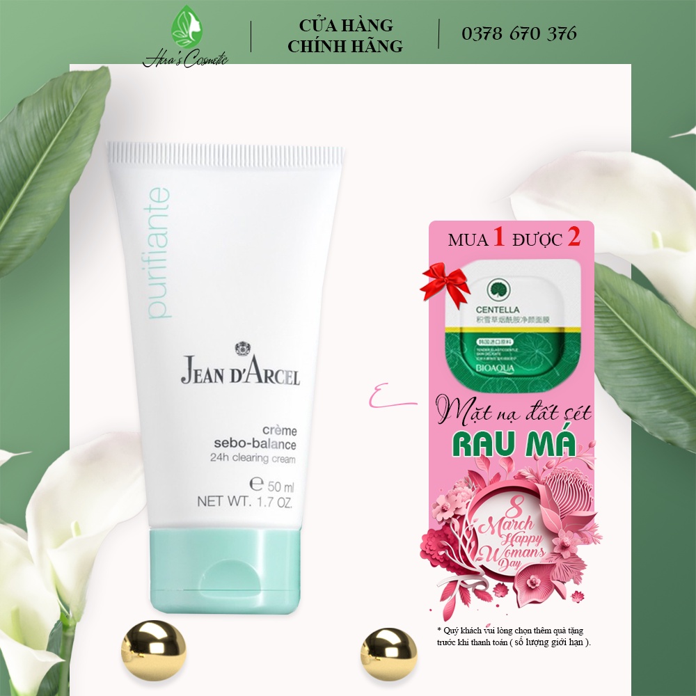 Kem dưỡng giảm mụn 24h Jean D'arcel_24h Clearing Cream - J10