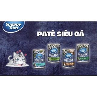 Pate Snappy Tom Lon 400g Real Fish