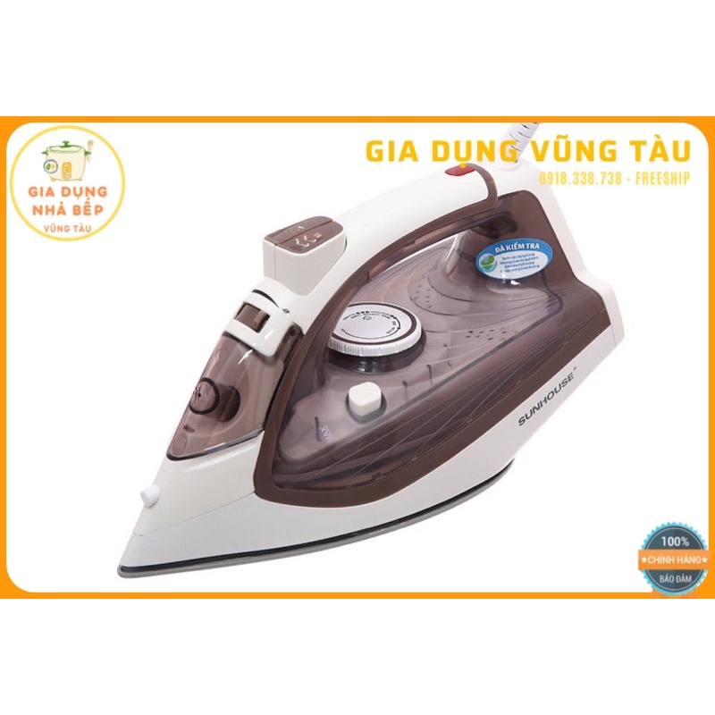 Bàn ủi hơi nước SUNHOUSE SHD2066 - hàng chính hãng - bảo hành 12 tháng
