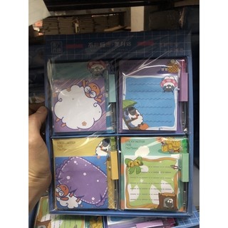 GIẤY NOTE GHI CHÚ + VIẾT  (7,5 x 7,5 cm)