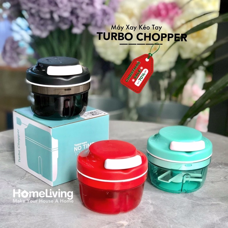 Máy Xay Tay Turbo Chopper tupperware