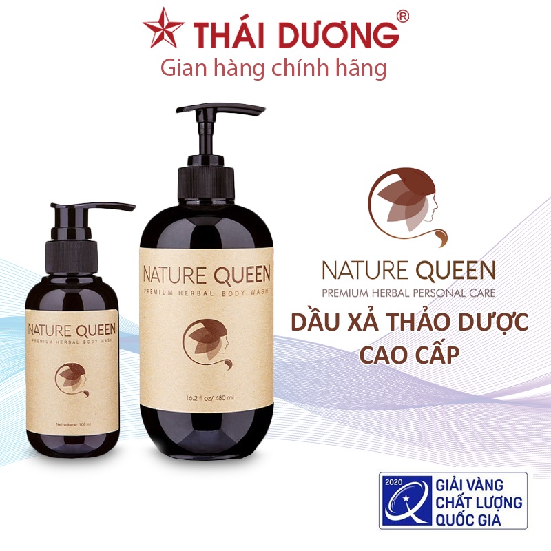 Dầu xả thảo dược cao cấp Nature Queen dung tích 100ml / 480ml giúp tóc mềm mượt hơn - Sao Thái Dương