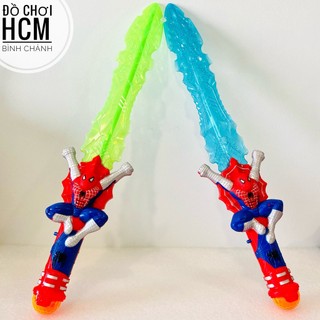 Đồ chơi trẻ em thanh kiếm người nhện cho bé thích siêu anh hùng marvel spiderman lazer