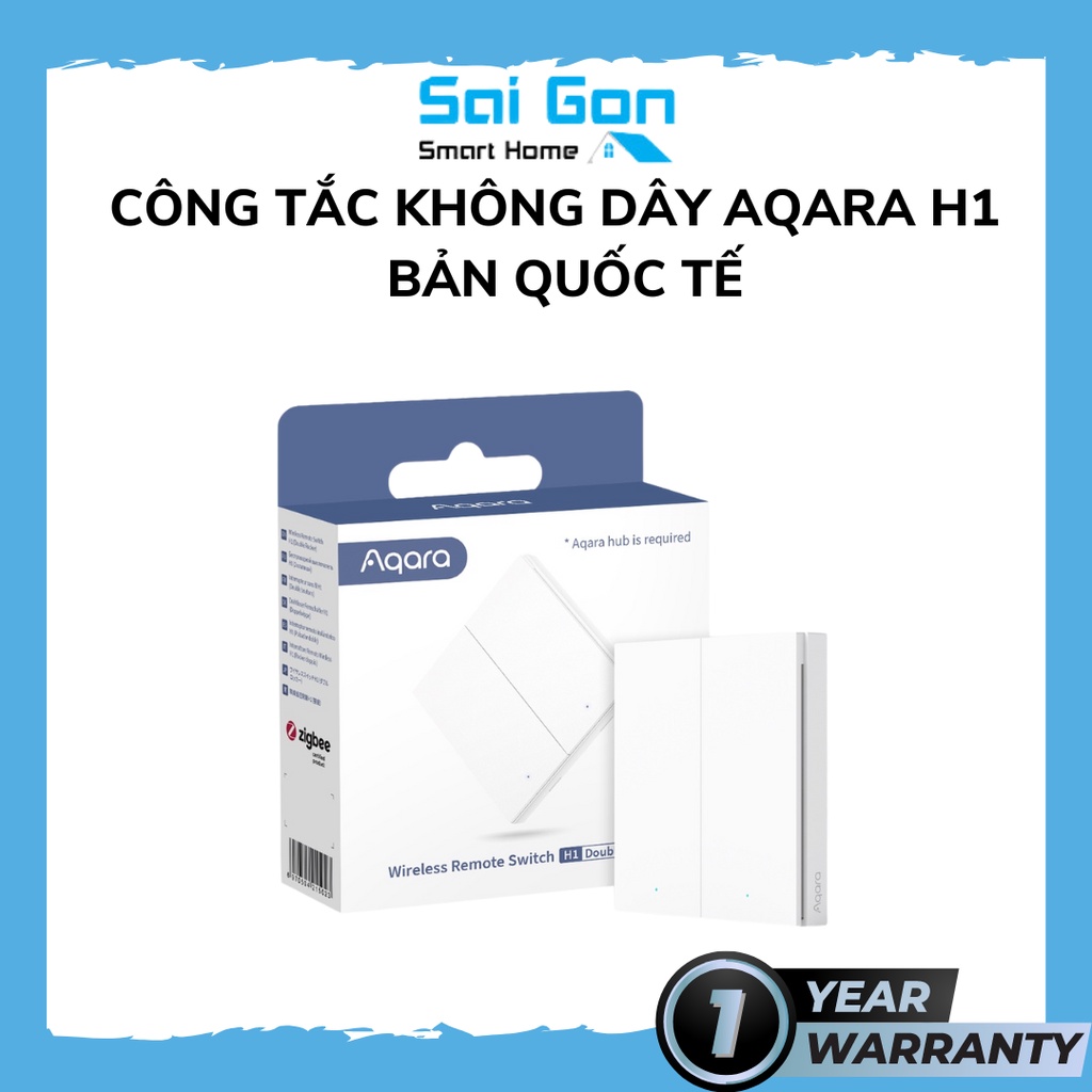 Công Tắc Không Dây Aqara H1 – Bản Quốc Tế - Wireless Remote Switch – Bảo Hành 1 Năm