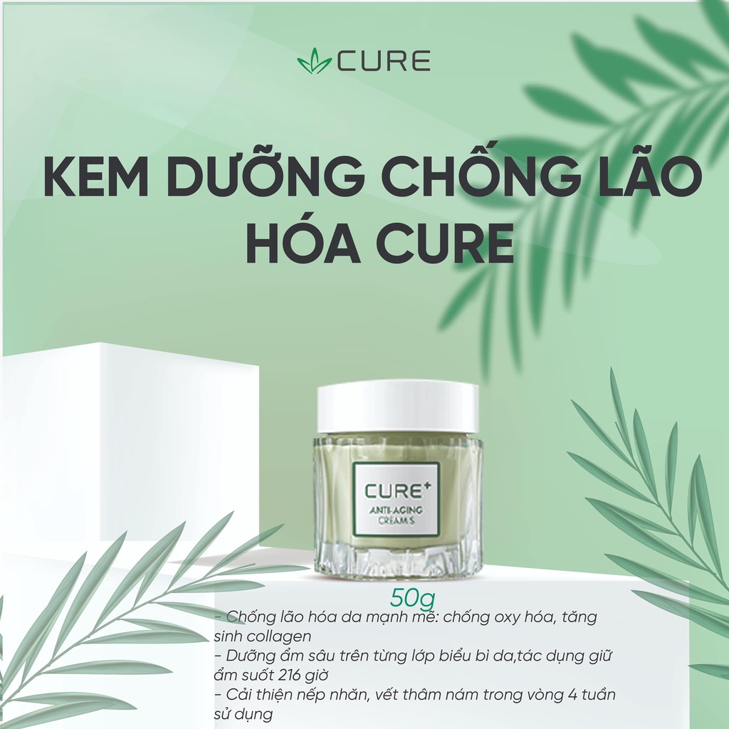 Bộ Dưỡng Da Chống Lão Hóa Chuyên Sâu CURE