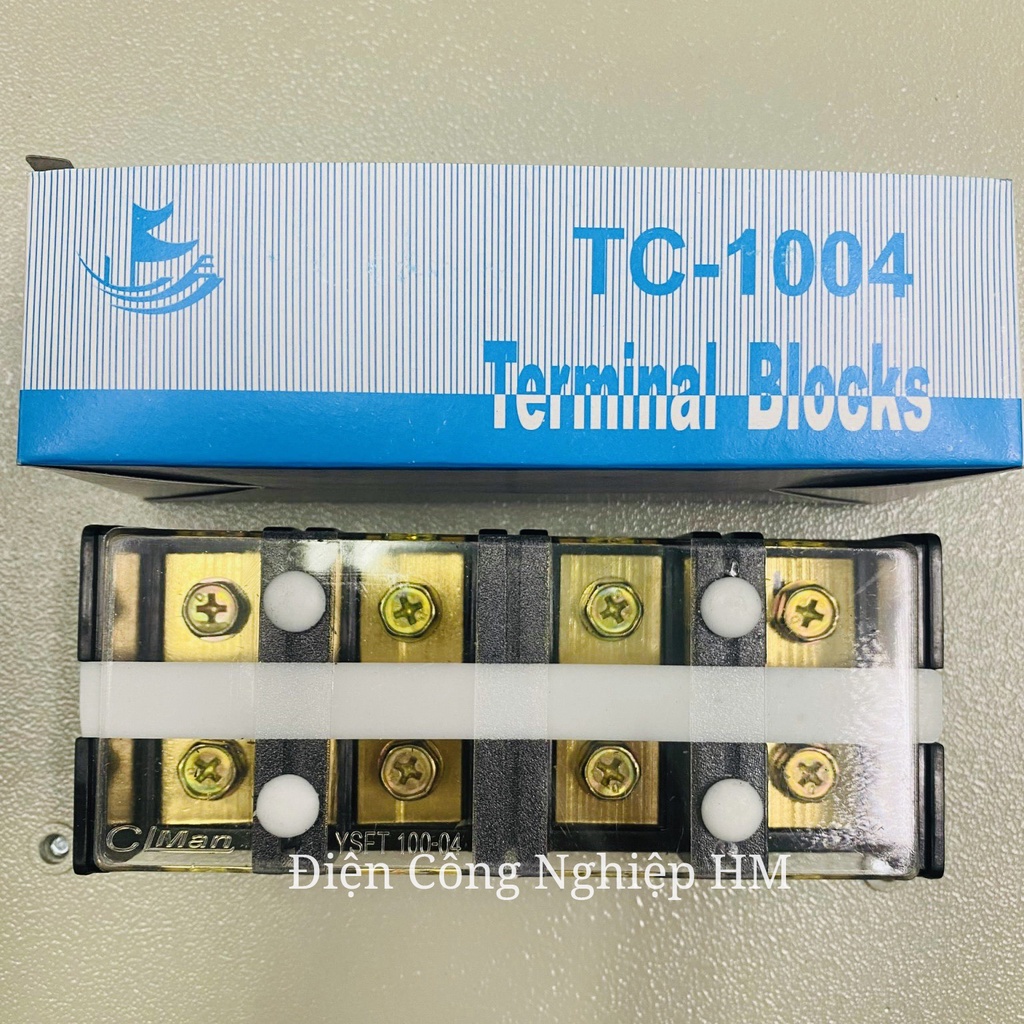 Domino Cầu Đấu Điện 4 Pha 60A, 100A - Cầu Đấu 4P dòng điện 60A, 100A