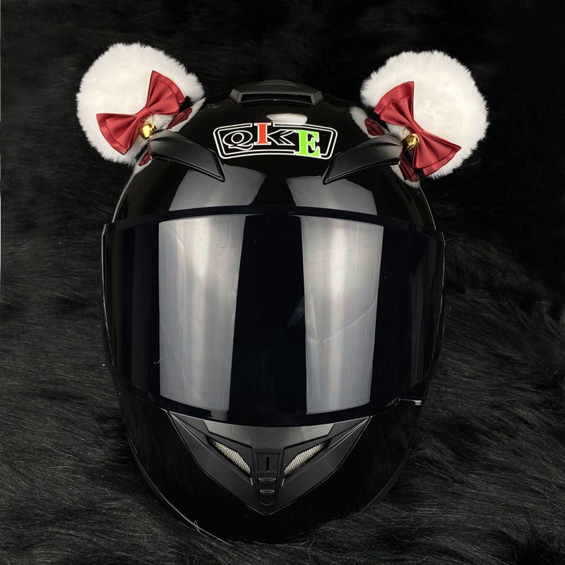 Mũ Bảo Hiểm Hình Tai Mèo Siêu Dễ Thương