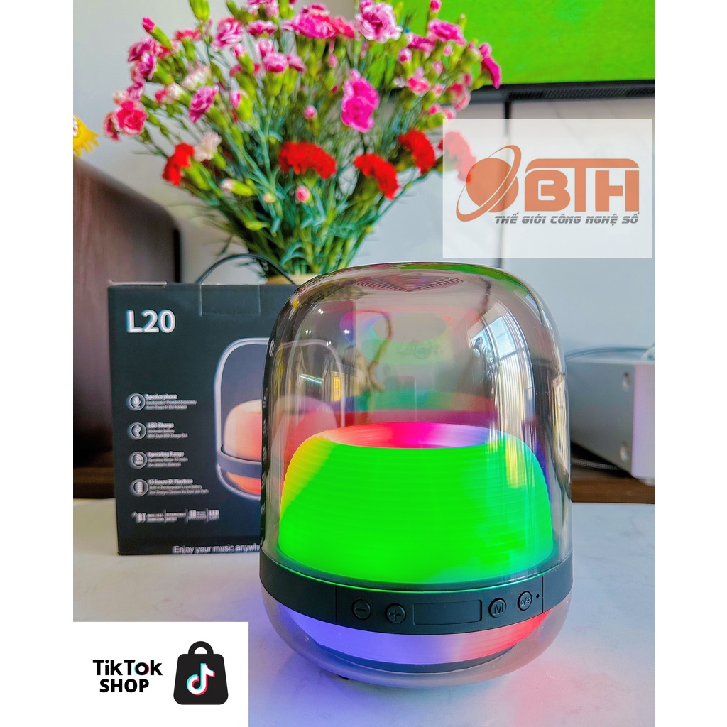Loa bluetooth L20  có đèn Led bluetooth 5.0