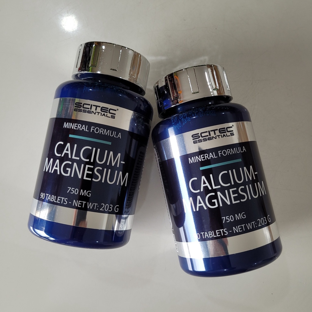 Calcium – Magnesium Scitec Nutrition Lọ 90 Viên Thực Phẩm Hỗ Trợ Sức Khỏe Xương và Hệ Miễn Dịch