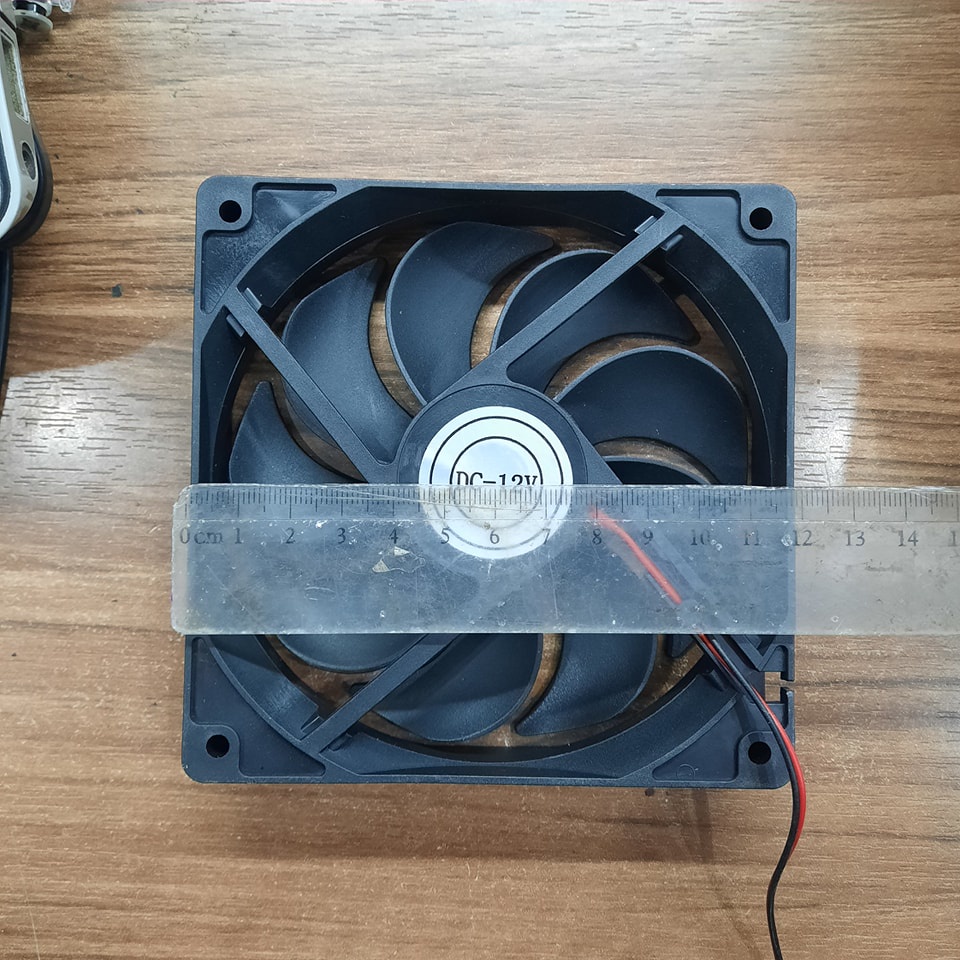Quạt tủ sấy, máy sấy quần áo 12V kích thước 6x6cm - 8x8cm - 9x9cm - 12x12cm