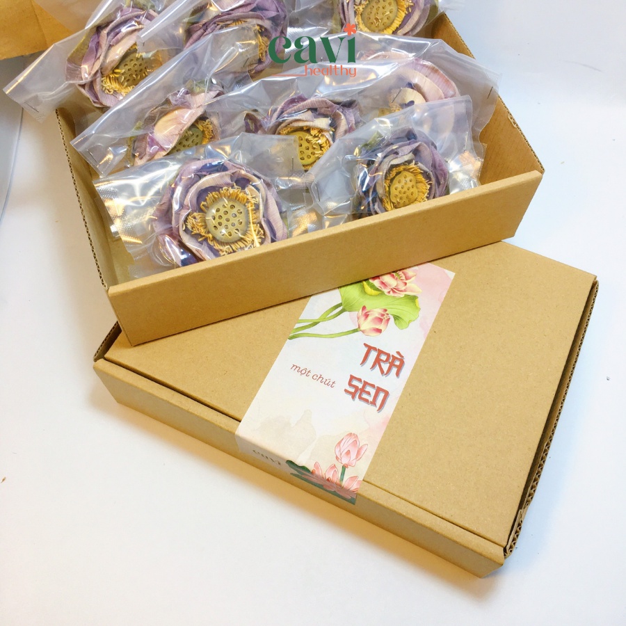 Trà Sen Nguyên Bông Sấy Lạnh, Trà sen Sa Đéc giúp ngủ ngon