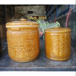 Vại muối dưa cà bát tràng 6 lít và 10 lít