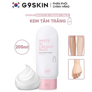 Dưỡng Thể Trắng Da G9 Skin White In Creamy Pack Whitening 200ml