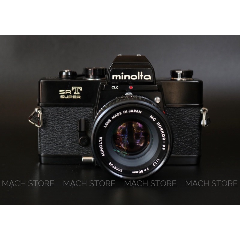 MÁY FILM MINOLTA SRT SUPER  + LENS MINOLTA