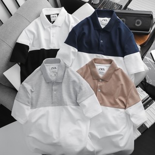 Áo thun polo  Shirt With Colorblock.