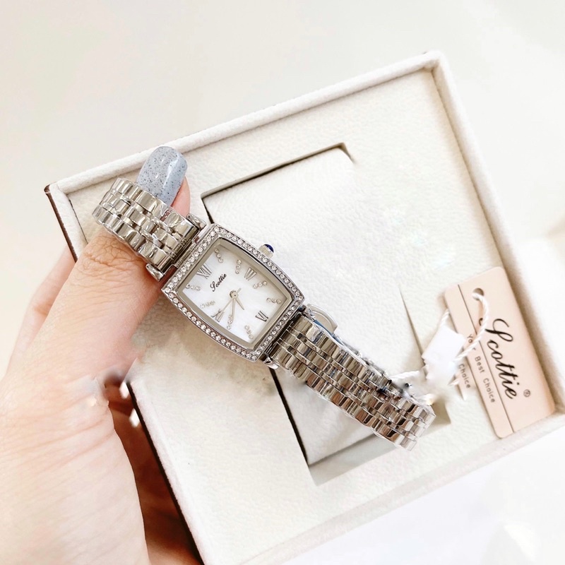 CHÍNH HÃNG] Đồng hồ nữ Scottie 26mm tiểu thư đá bao viền sang trọng Mai Luxury Watch SC9308 | BigBuy360 - bigbuy360.vn