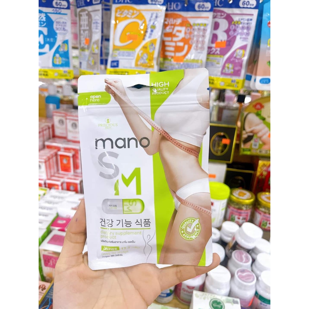 Viên uống đào thải đốt mỡ giảm cân Mano Precious Skin Thái Lan