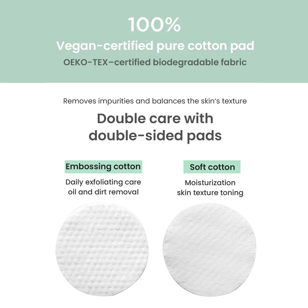 Miếng Pad tẩy da chết làm sạch lỗ chân lông cho da nhạy cảm Heimish All Clean Green Pore Toner Pad 75ea 300g