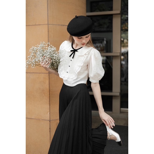 Chân váy xếp ly dài  MALIO SKIRT by RUBIES