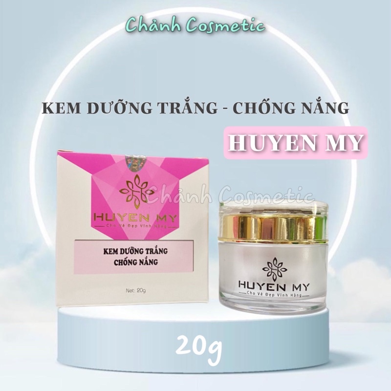 Kem Huyền My Dưỡng Trắng Da, Chống Nắng & Se Khít Lỗ Chân Lông 10g, 20g