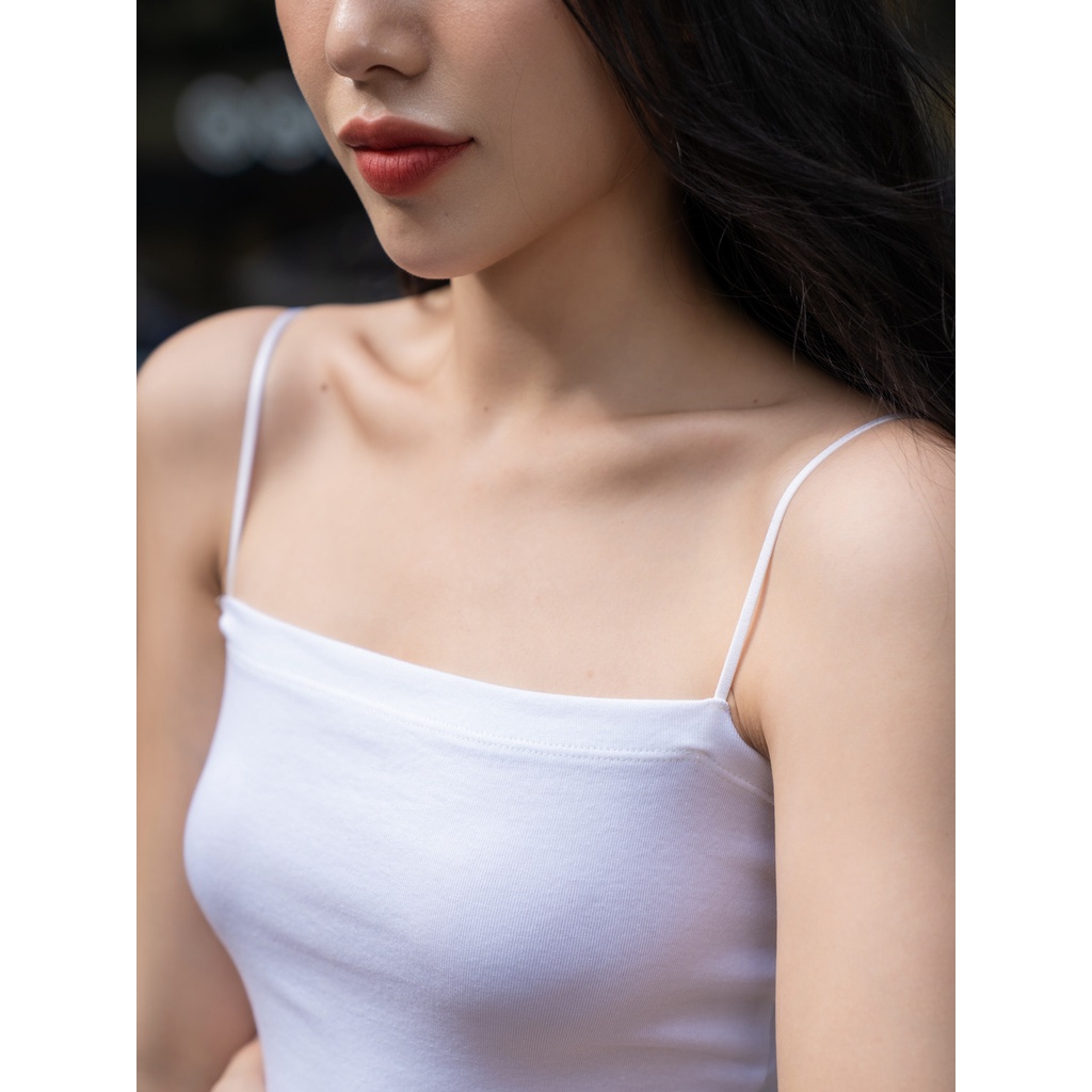 Áo 2 dây nữ Yody chất liệu cotton co giãn mềm mịn BLN5060