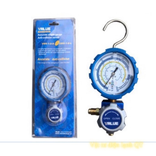 Đồng Hồ Gas Đơn VALUE - Đồng hồ nạp gas đơn áp cao , áp thấp