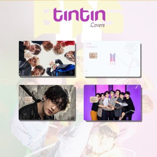 BTS Idol Ver -Tem Dán Thẻ ATM(Thẻ Chung Cư,Thẻ Xe,Thẻ Từ,Thẻ Visa,...)Sticker TinTin Trang Trí Thẻ Chống Xước, Nước