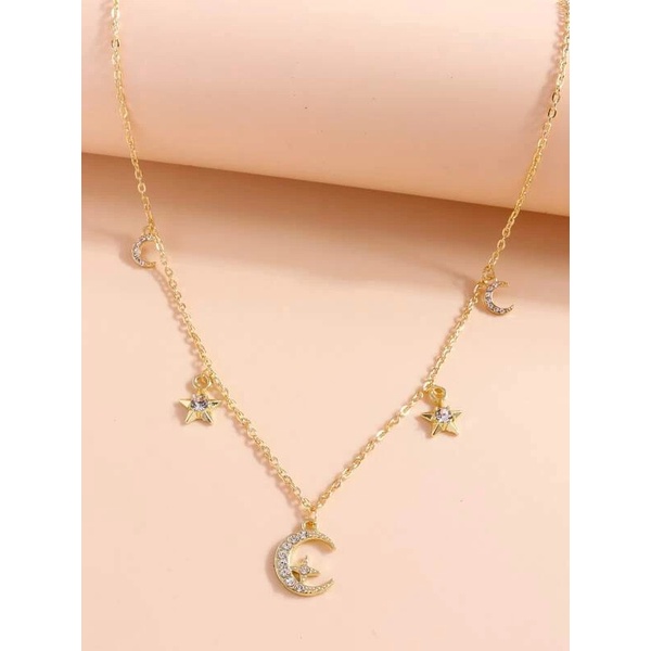 Dây chuyên eo dây eo thắt lưng eo chuỗi eo vòng bụng moon star mặt trăng sao dalla accessories