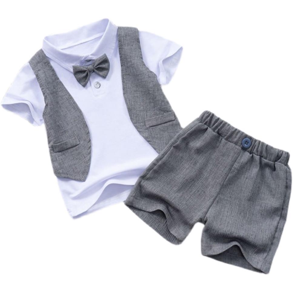 Set đồ bé trai Set đồ mùa hè sành điệu cho bé trai chất liệu vải siêu mịn, siêu mát, không quá dày, T10