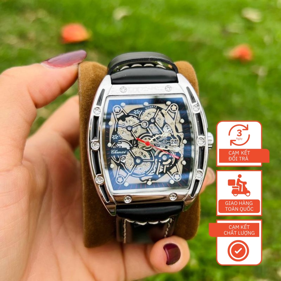 (CX-8865) Đồng Hồ Chenxi Mặt Oval Phiên Bản Cỗ Máy Thời Gian