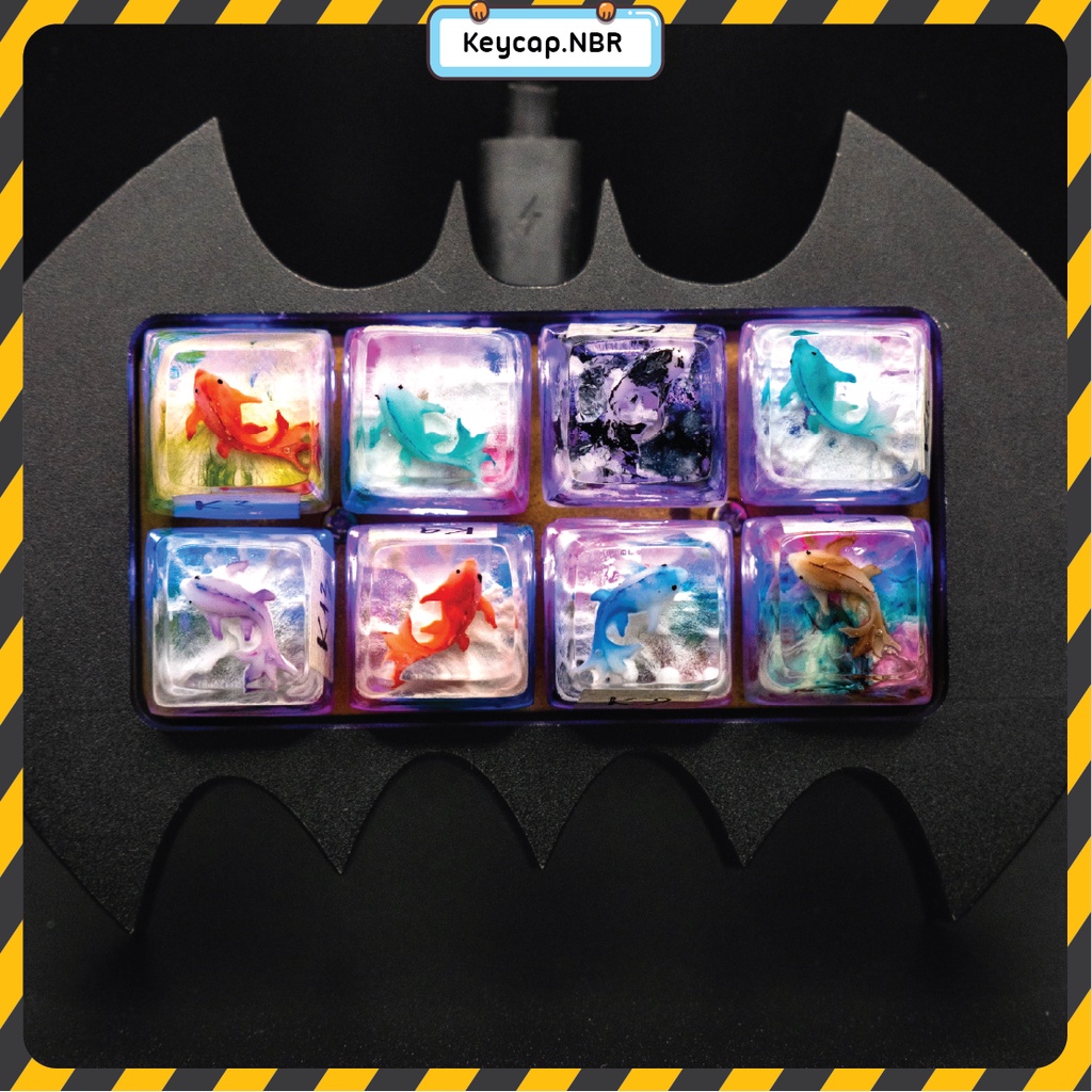 Keycap Cá Koi trang trí bàn phím cơ