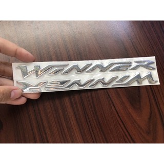 Cặp chữ winner trắng xi loại 2