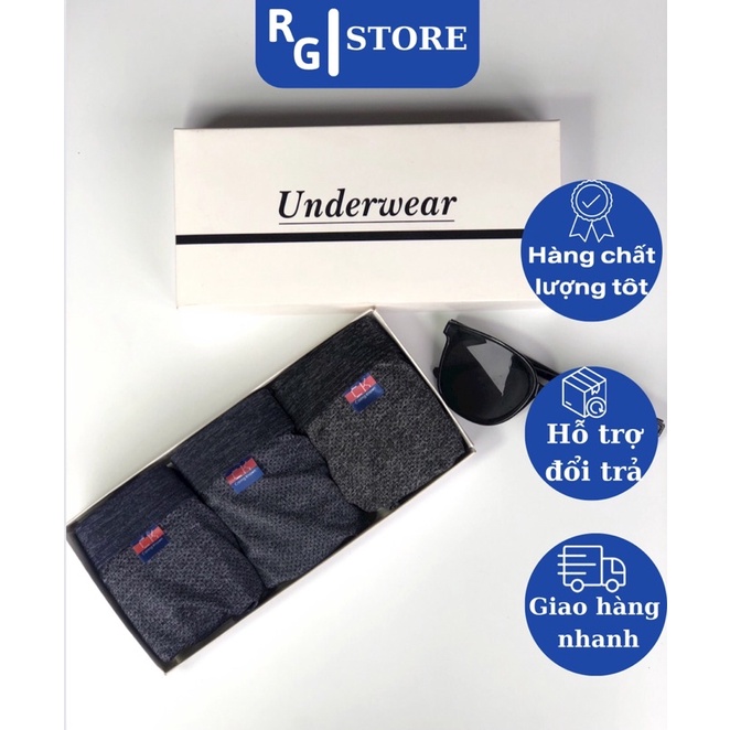 Sịp đùi nam,quần lót đùi nam caring known,quần boxers nam chất liệu vải thun lạnh mềm mại