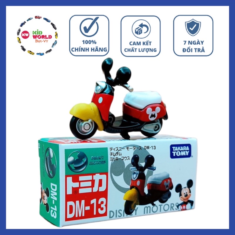 Xe mô hình Tomica Box Disney Motors Vespa DM-13. MS: 624.
