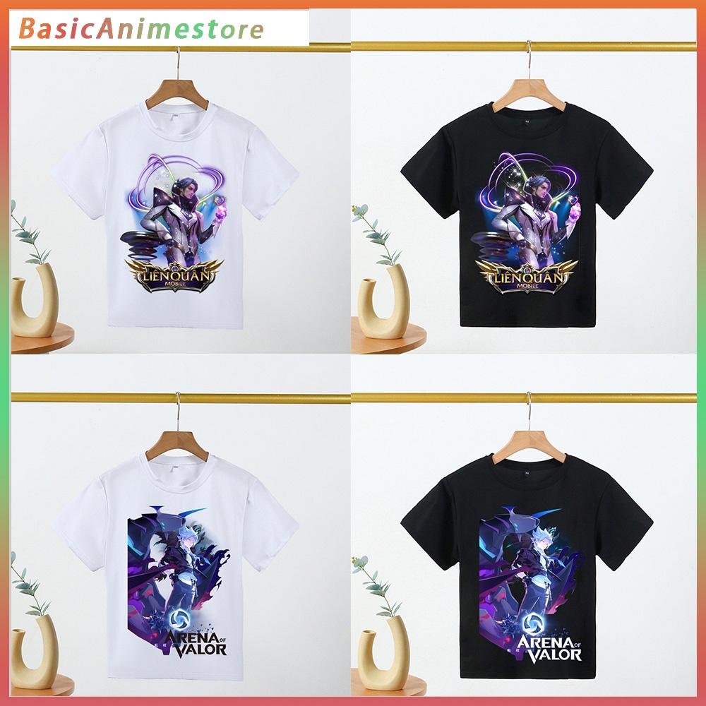Áo Thun Liên Quân Mobile - Mẫu hình Flo tinh hệ - Nakroth thứ nguyên vệ thần