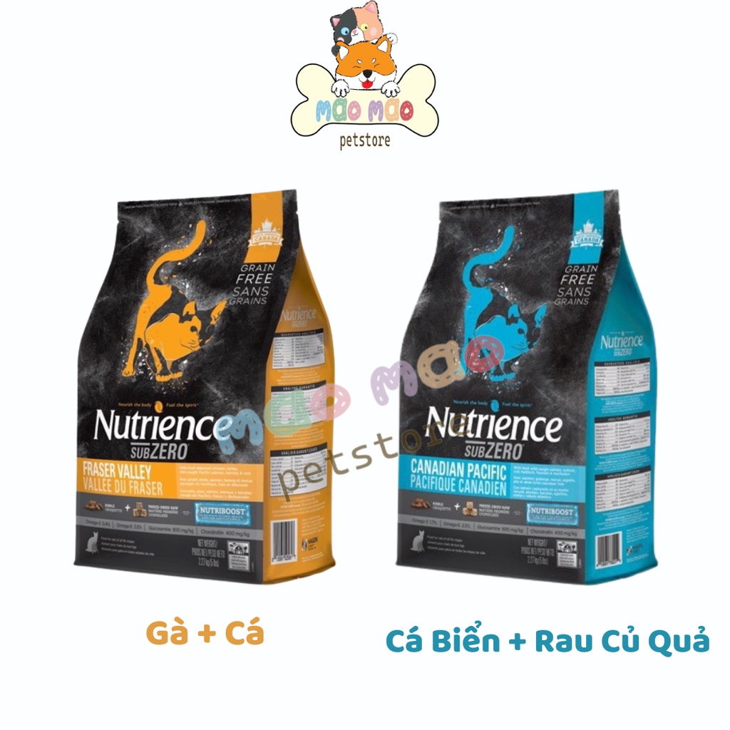 Thức Ăn Cho Mèo Hạt NUTRIENCE SUBZERO 2.27KG