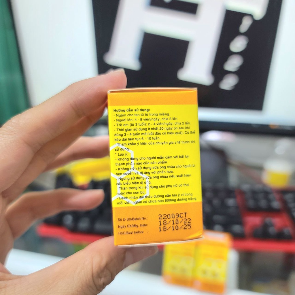 Viên ngậm sữa ong chúa 20 viên tăng sức đề kháng