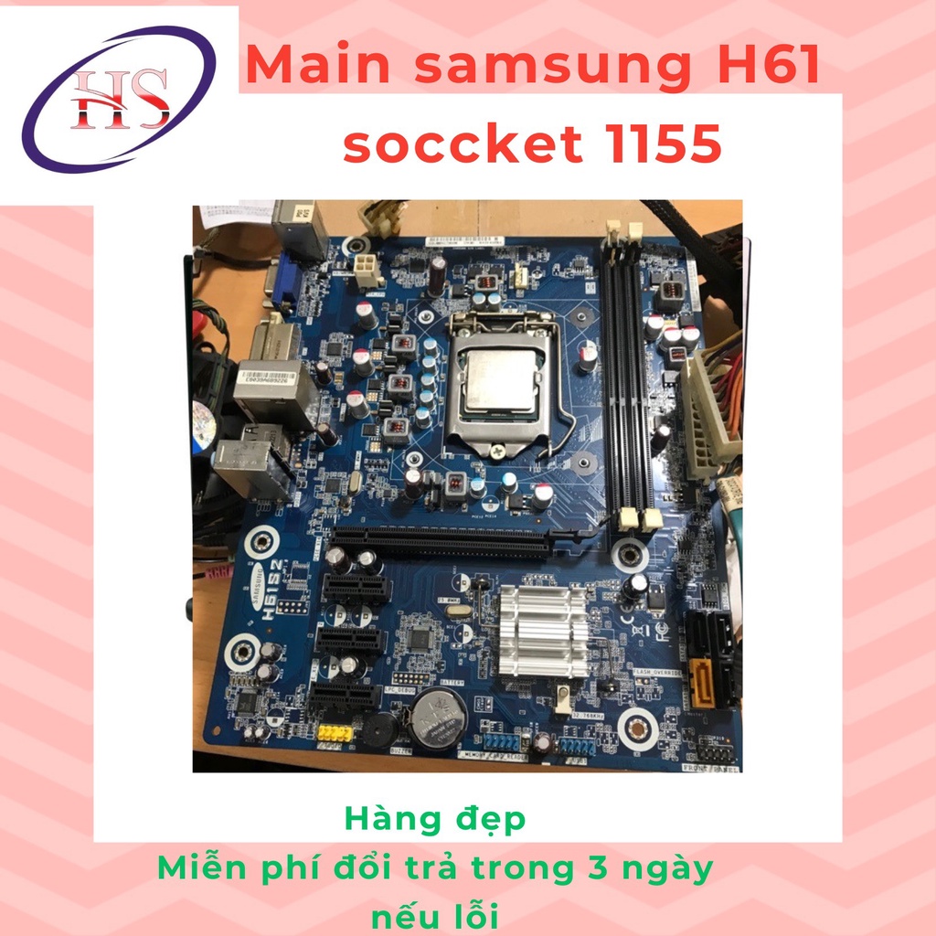 Main samsung H61 đẹp nhu mới -Bảo hành 24 thang