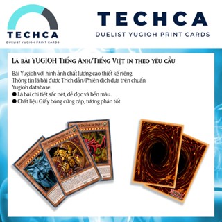 Bài In Tiếng Việt - 10 Lá bài Yugioh in theo yêu cầu