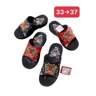 Dép lê bé trai bitas 33-37 ❤️ dép lê quai ngang siêu nhân hero power đế siêu nhẹ den67